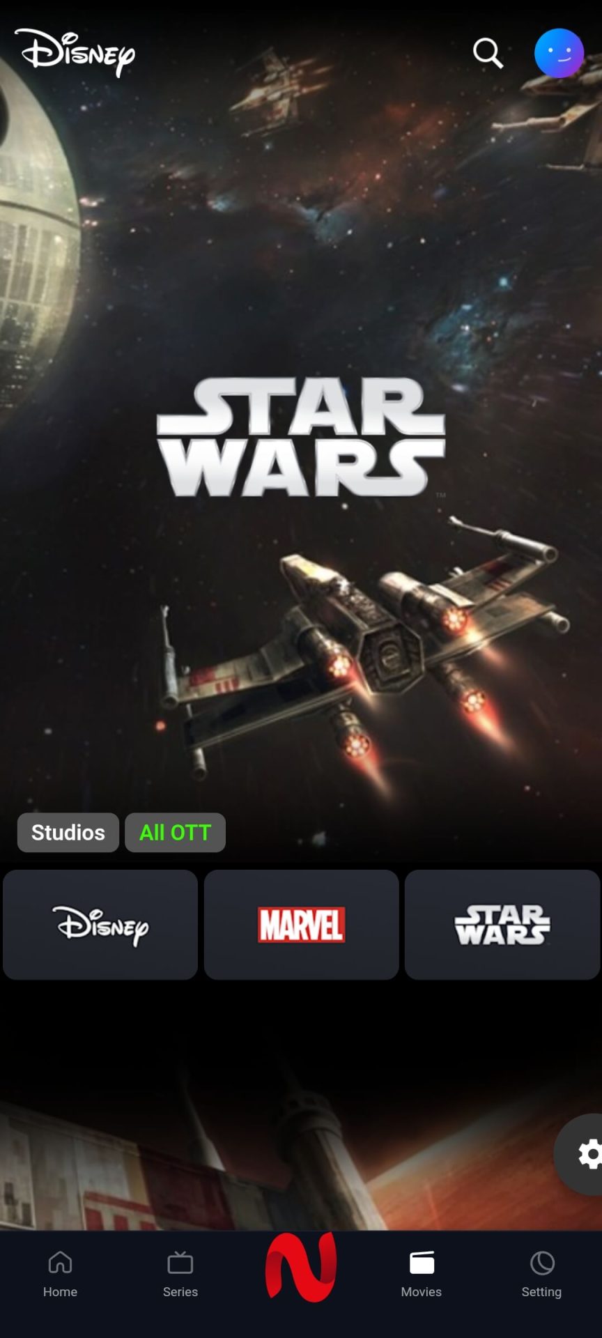 Star Wars on NetMirror