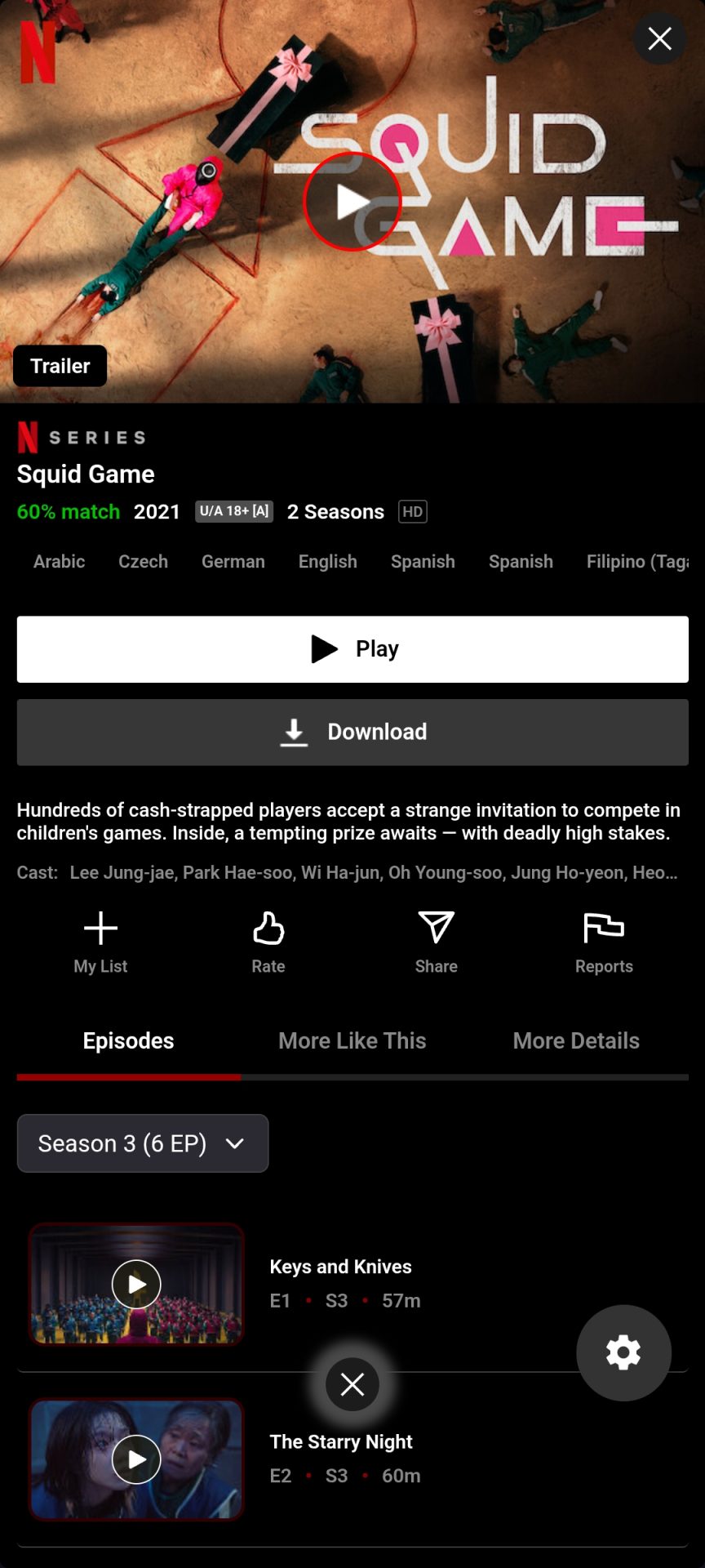 Squid Game S03 on NetMirror
